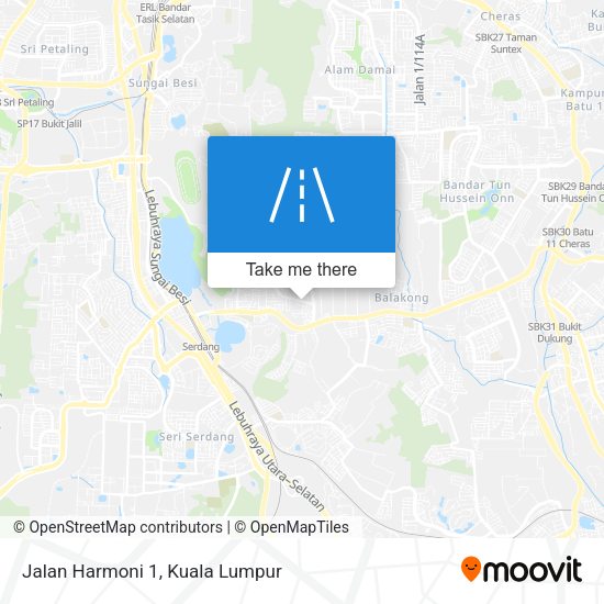 Peta Jalan Harmoni 1
