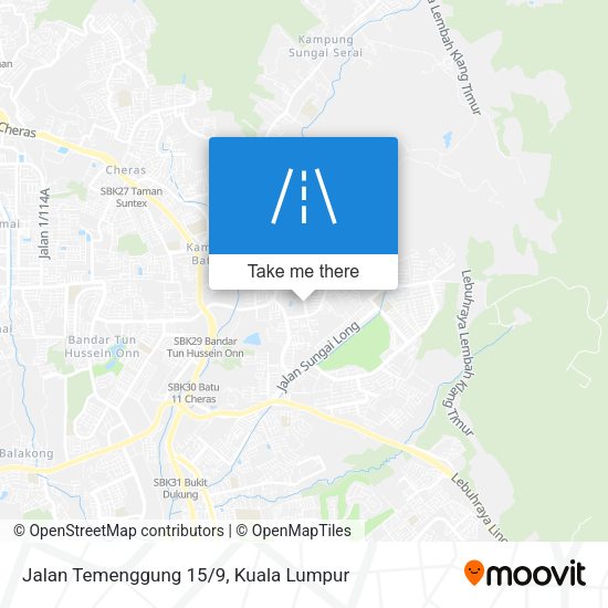 Jalan Temenggung 15/9 map
