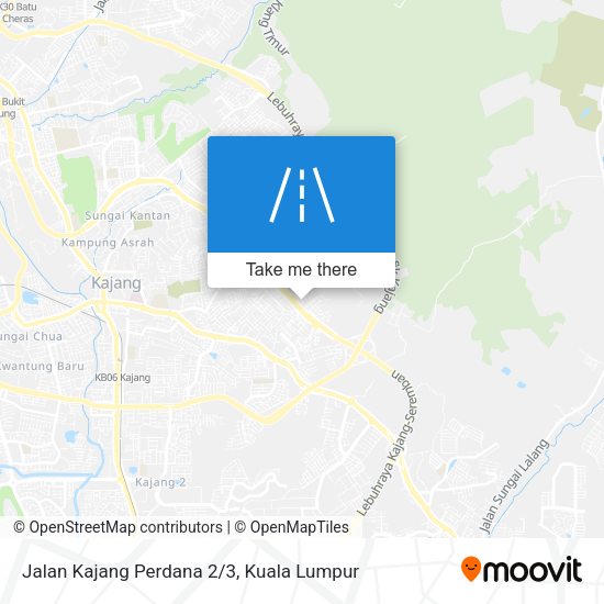 Jalan Kajang Perdana 2/3 map