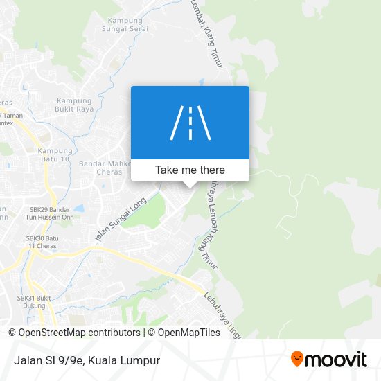 Peta Jalan Sl 9/9e