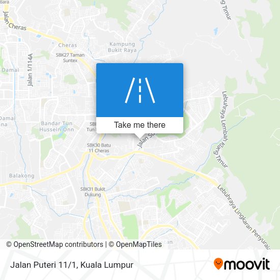 Peta Jalan Puteri 11/1