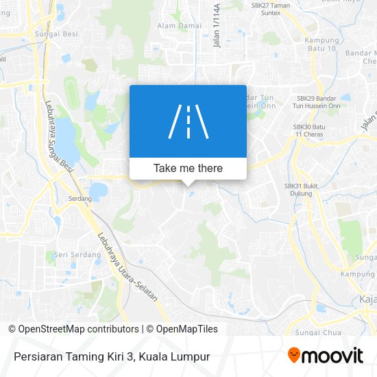 Persiaran Taming Kiri 3 map