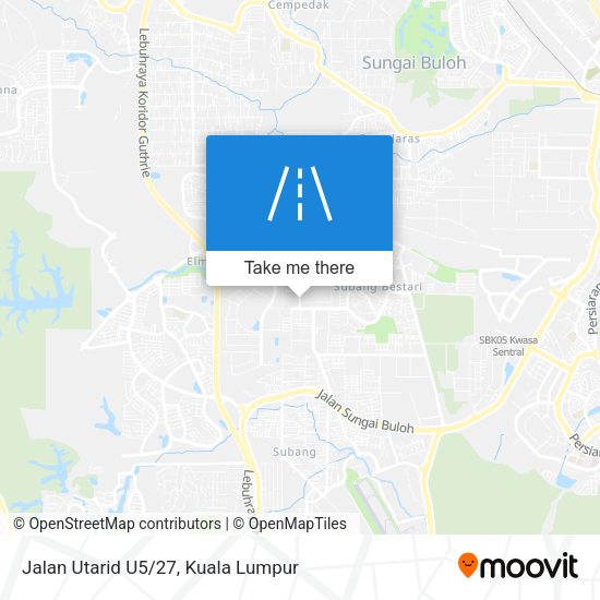 Jalan Utarid U5/27 map