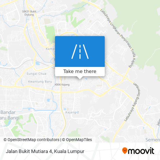 Peta Jalan Bukit Mutiara 4