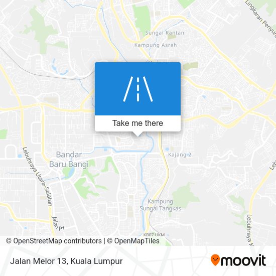 Peta Jalan Melor 13