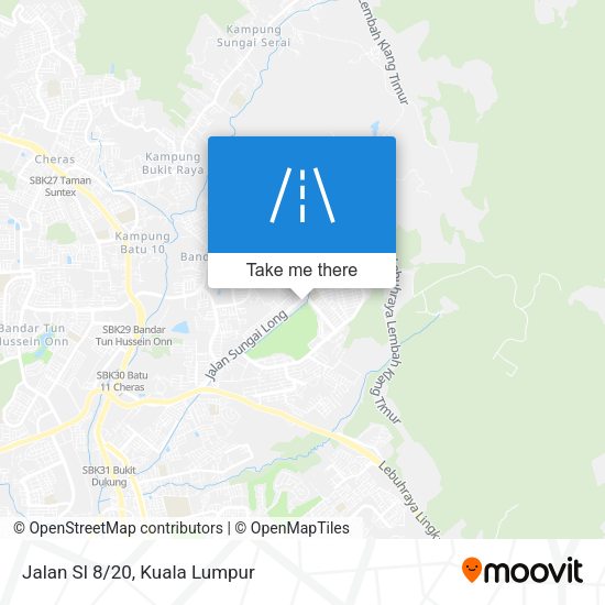 Peta Jalan Sl 8/20