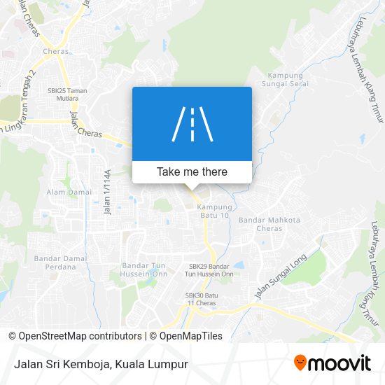Jalan Sri Kemboja map
