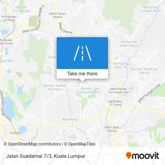 Jalan Suadamai 7/3 map
