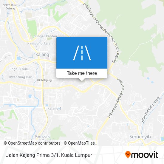 Peta Jalan Kajang Prima 3/1