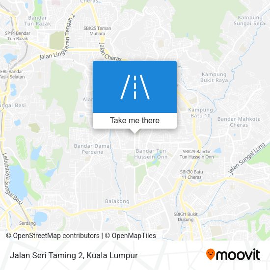 Jalan Seri Taming 2 map