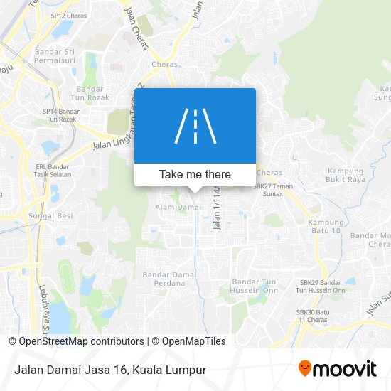Peta Jalan Damai Jasa 16