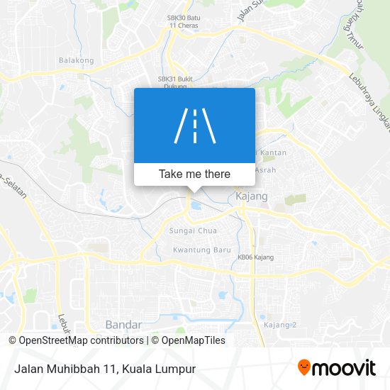 Jalan Muhibbah 11 map