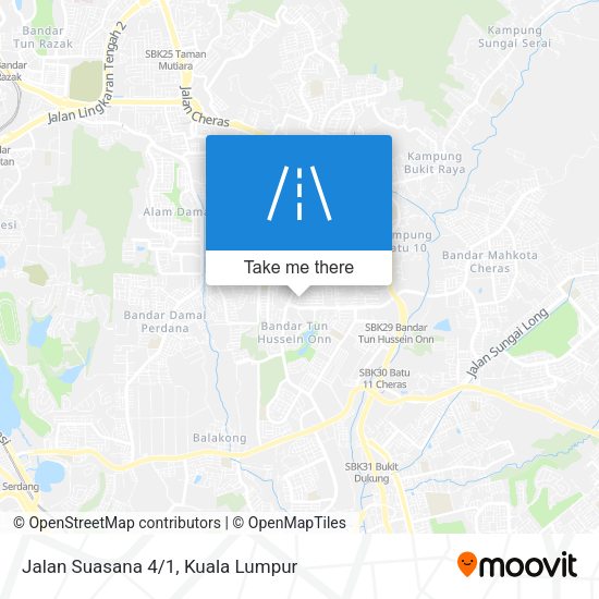 Jalan Suasana 4/1 map