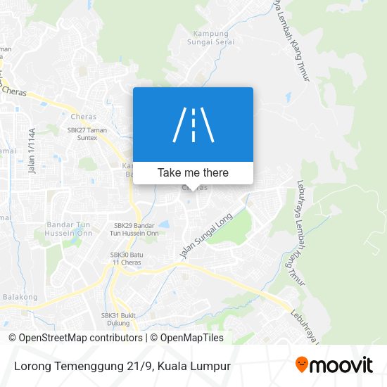 Lorong Temenggung 21/9 map
