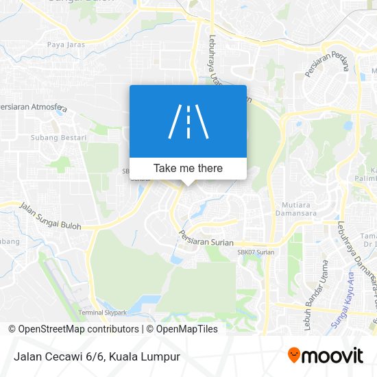 Jalan Cecawi 6/6 map
