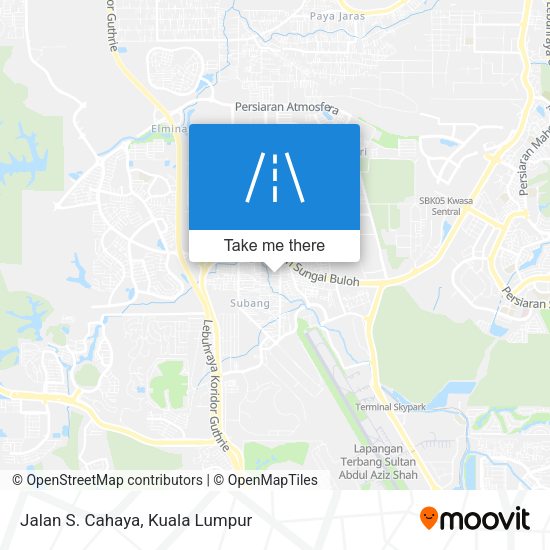 Peta Jalan S. Cahaya