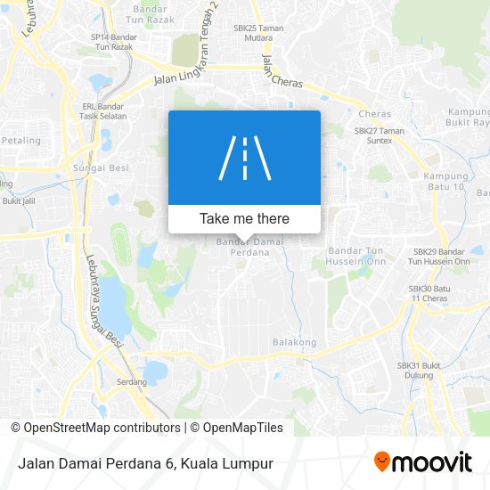Peta Jalan Damai Perdana 6