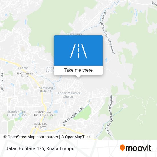 Jalan Bentara 1/5 map