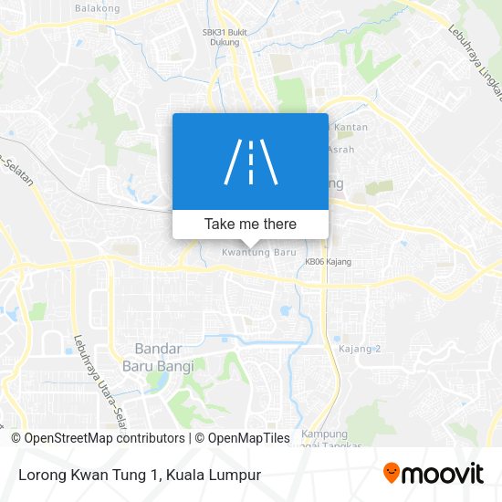 Lorong Kwan Tung 1 map