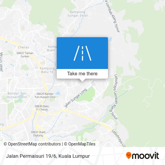 Jalan Permaisuri 19/6 map