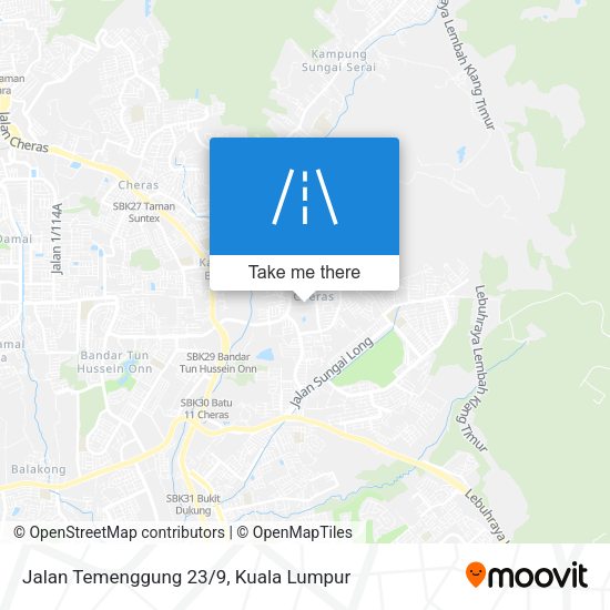 Peta Jalan Temenggung 23/9
