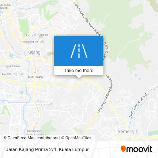 Jalan Kajang Prima 2/1 map