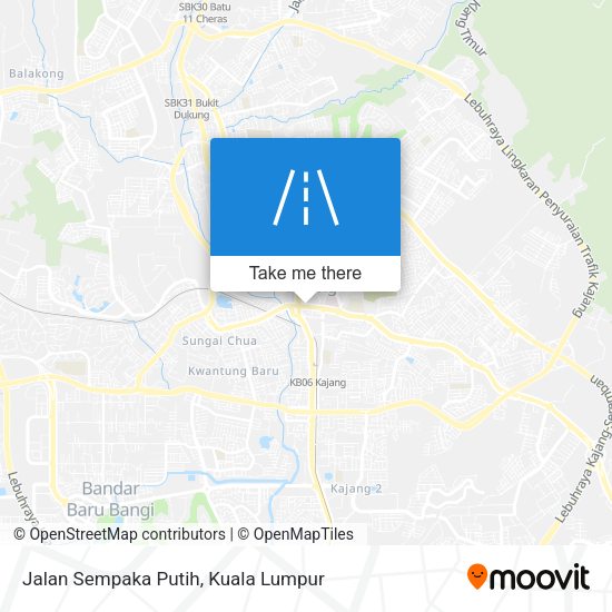 Jalan Sempaka Putih map