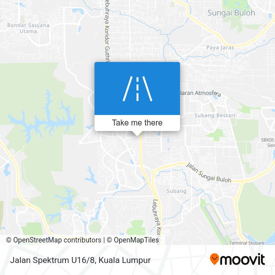 Peta Jalan Spektrum U16/8