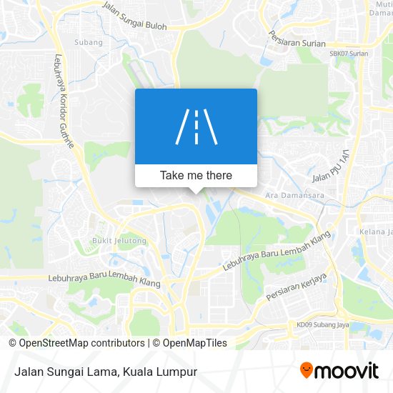 Jalan Sungai Lama map