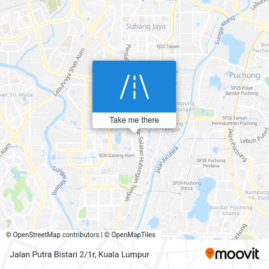 Peta Jalan Putra Bistari 2/1r