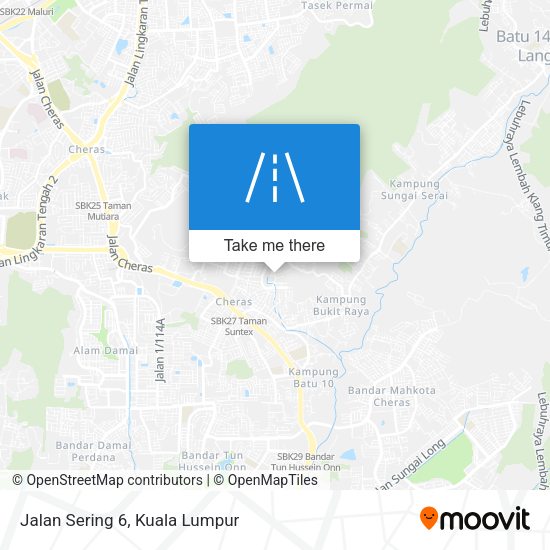 Peta Jalan Sering 6