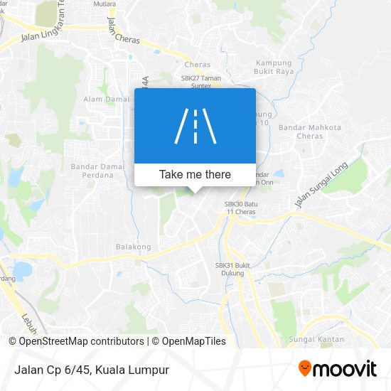 Peta Jalan Cp 6/45