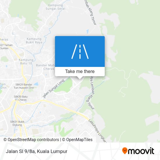 Jalan Sl 9/8a map