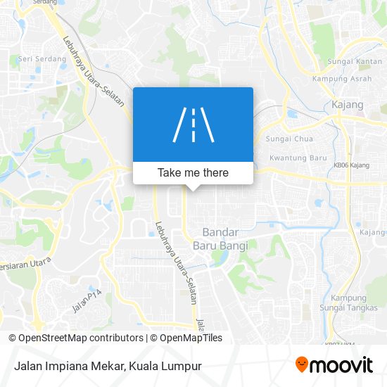Peta Jalan Impiana Mekar