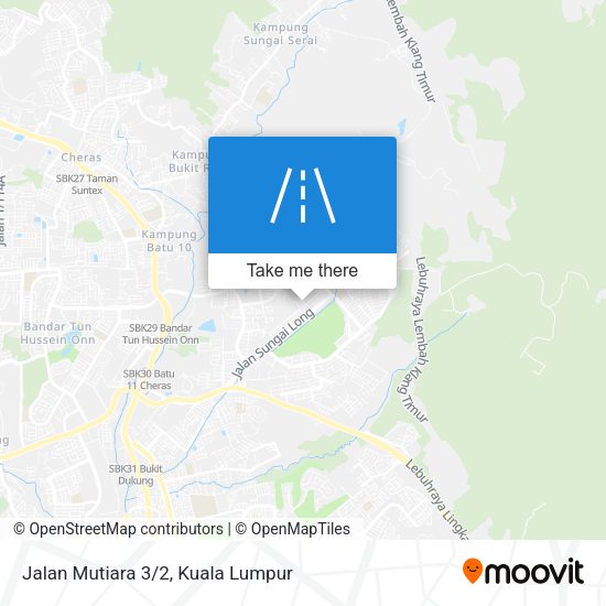 Jalan Mutiara 3/2 map