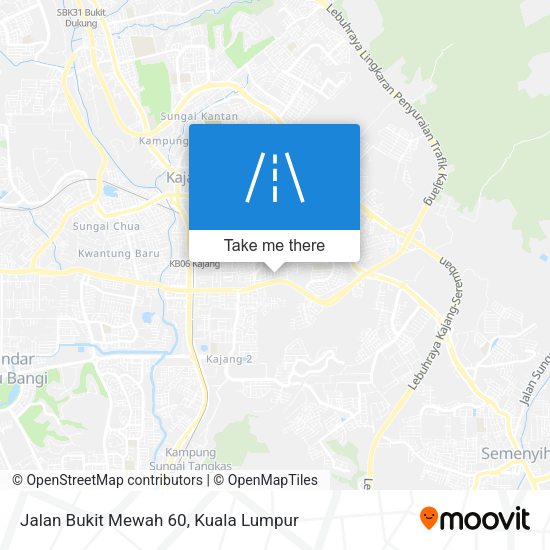 Peta Jalan Bukit Mewah 60