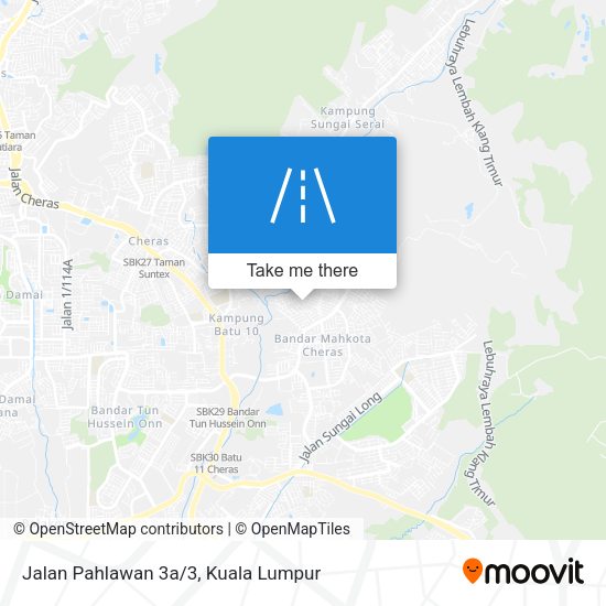 Jalan Pahlawan 3a/3 map