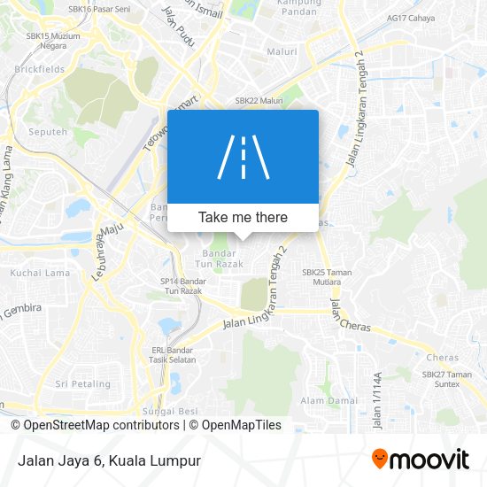 Peta Jalan Jaya 6
