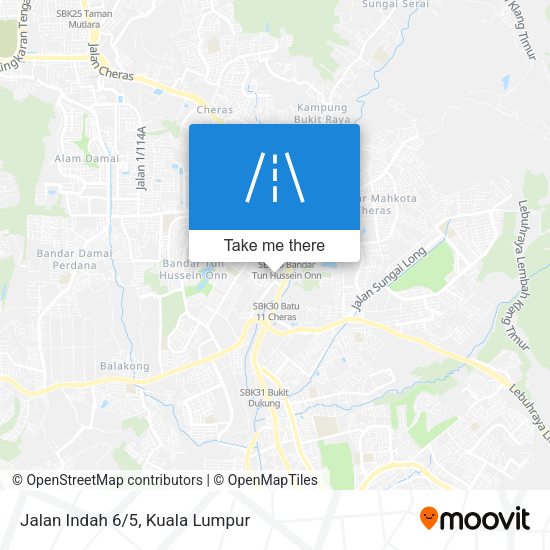 Jalan Indah 6/5 map