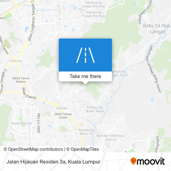 Jalan Hijauan Residen 3a map
