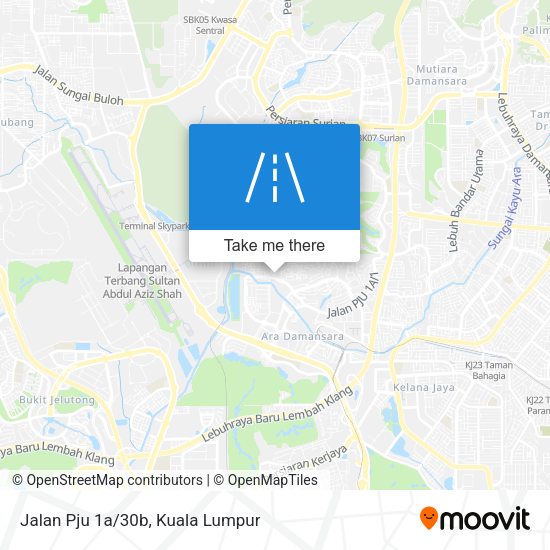 Jalan Pju 1a/30b map