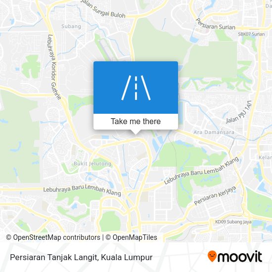 Persiaran Tanjak Langit map