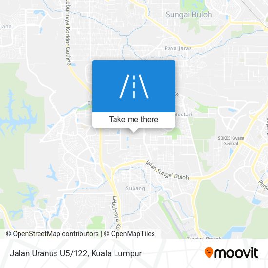Jalan Uranus U5/122 map