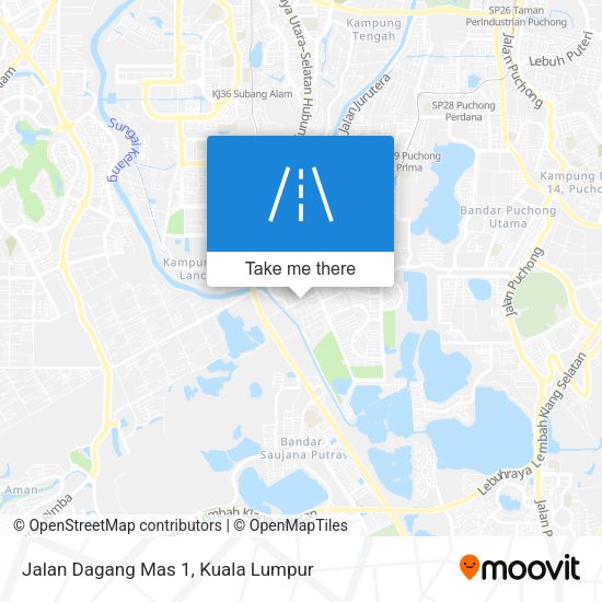 Peta Jalan Dagang Mas 1
