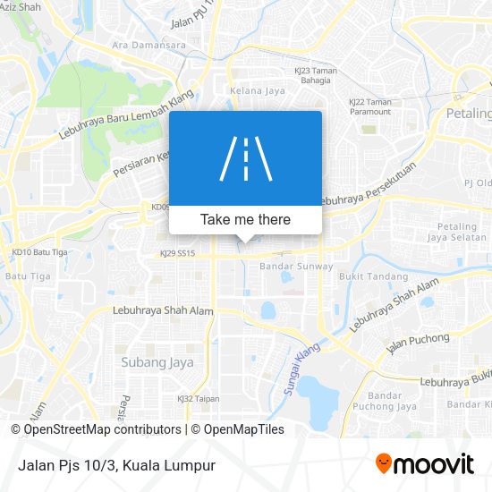 Peta Jalan Pjs 10/3