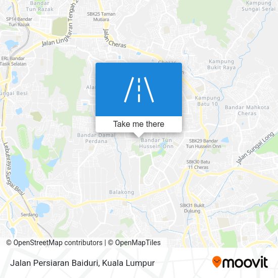 Jalan Persiaran Baiduri map