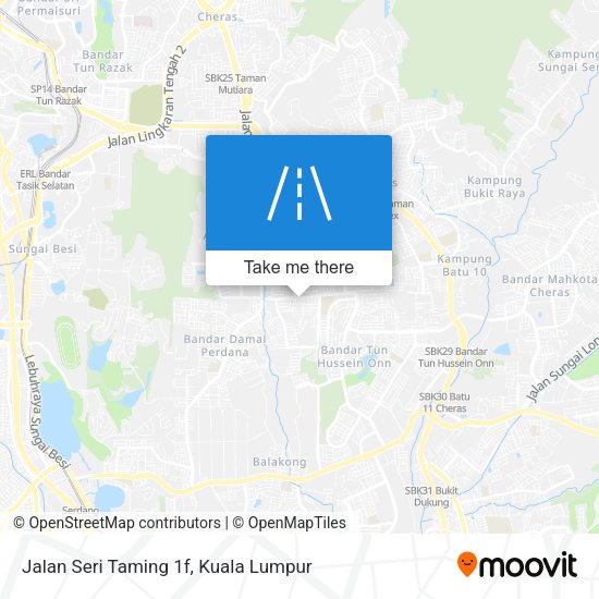 Peta Jalan Seri Taming 1f