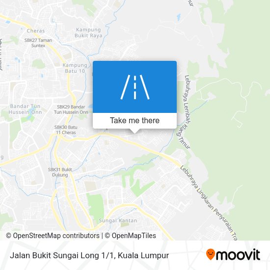Peta Jalan Bukit Sungai Long 1/1