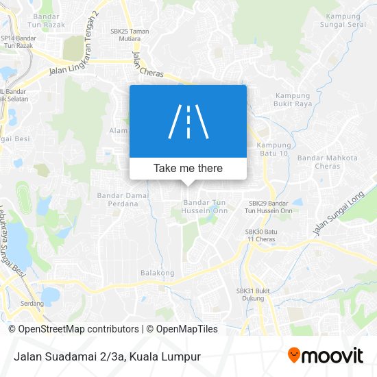 Peta Jalan Suadamai 2/3a