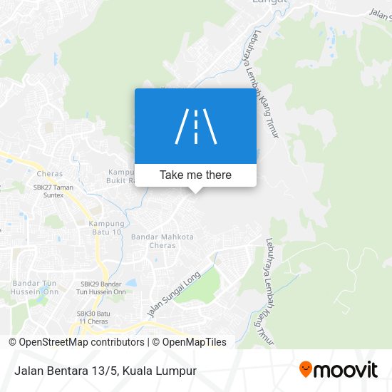 Jalan Bentara 13/5 map